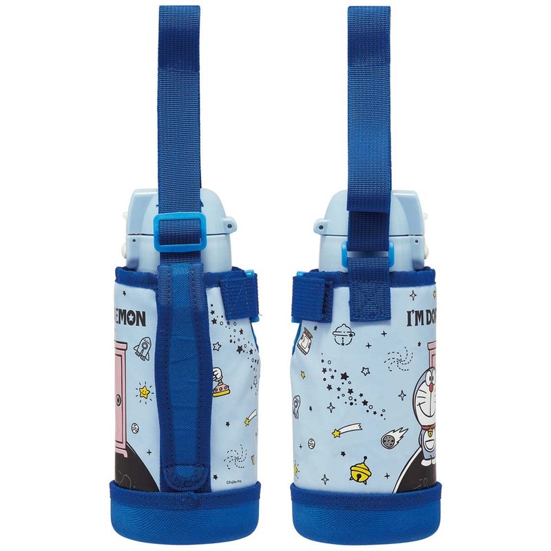 Skater KSTCH6-A Doraemon Space Sanpo Water Bottle, 20.1 fl oz