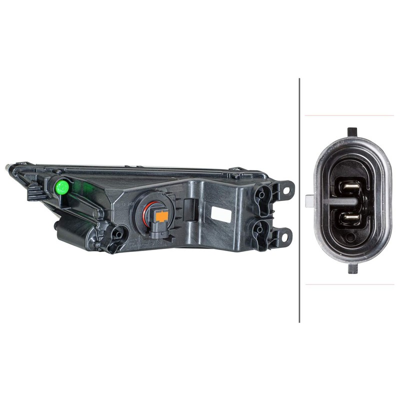 HELLA 1NG 354 843-121 Halogen Fog Light ECE Right