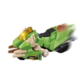 Switch & Go Dinos Burnout the Velociraptor Kids Toy, Interactive Dinosaur Toy Switches Into a Car, 2-In-1 Educational Toy, Dinosaur Toys for Boys & Girls 3, 4, 5, 6+ Year Olds, English Version