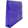 JAM PAPER Plastic Expansion Envelopes with Hook & Loop Closure