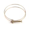 10pcs Double Wire Hose Clips Adjustable Hose Clamps Hoop Plumbing