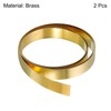 sourcing map Brass Sheet Roll, Metal Foil Plate 1000mm x