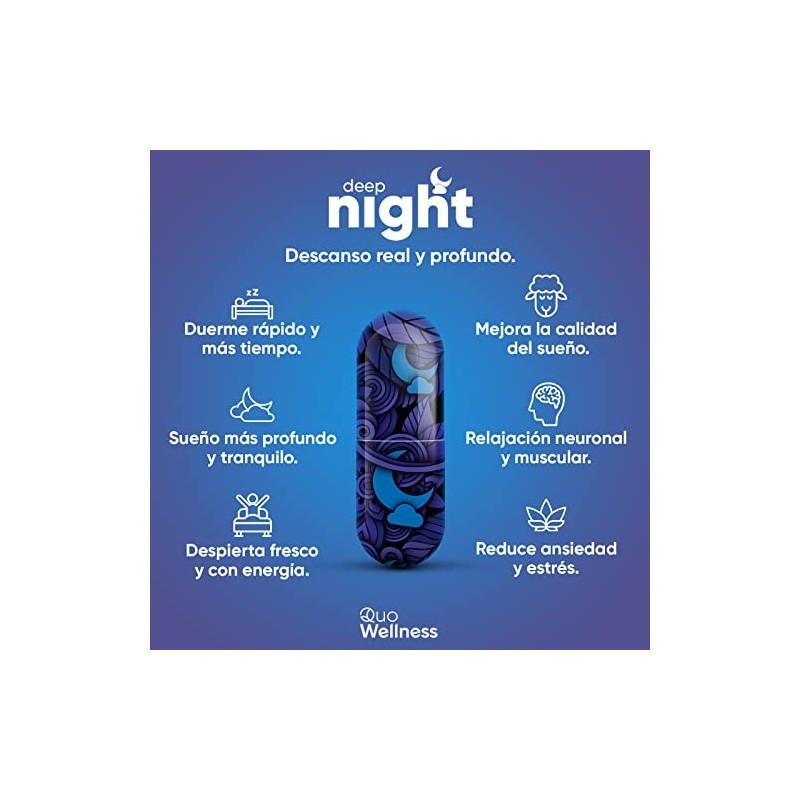 Deep Night Sueo Reparador, Profundo y de Calidad Ingredientes Triptfano,