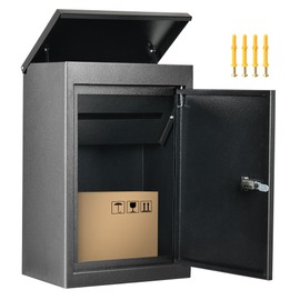 YITAHOME Outside Package Delivery Box, 19.7x13.4x8.7 inch Outside Package Drop Box with Coded Lock, Locking Mailbox for Outside Home Garden, Office, School to Collect Package and Mail