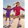 SULIFEEL Roller Skates for Girls Kids with Light Up Wheels,