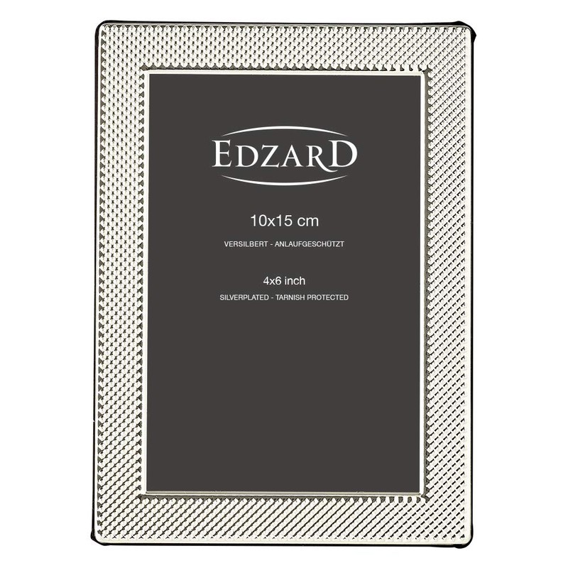 Edzard Photo Frame Cagliari, 4x6 inch (10x15 cm), Silver Plated