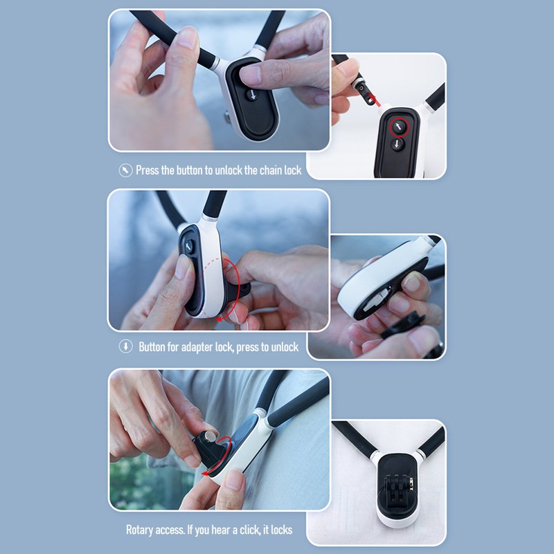 Magnetic POV Neck Holder Mount Necklace Mount Chest Holder Compatible