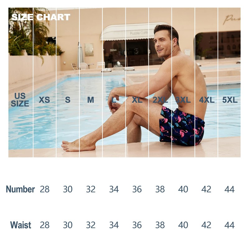 BRISIRA - Traje de baño para hombre, secado rápido, 5