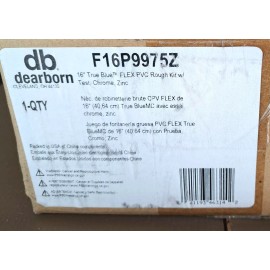 Dearborn F16P9975 True Blue FLEX 1-1/2" Tub Drain Kit -w/overflow