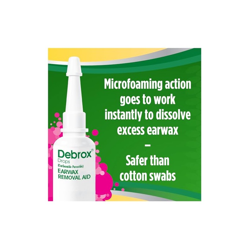 Debrox Drops Earwax Removal Aid drops,1/2 FL OZ