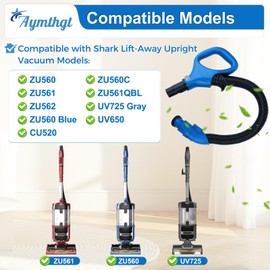 Aymthgt ZU560 Replacement Hose Handle fit for Shark Navigator Rotator Lift-Away Upright Vacuum Models ZU560 Blue ZU561 ZU562 ZU560C ZU561QBL Spare Parts, UV725 Gray UV650 CU520 Vacuum Replacement Hose