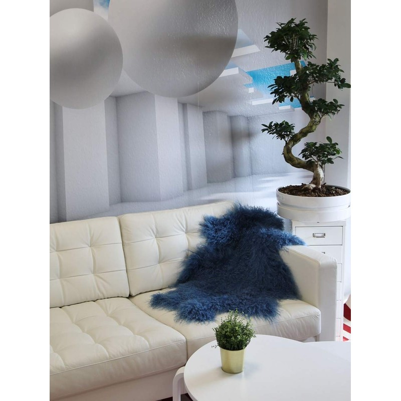 Hollert Lambskin Tibet Sheepskin Monglolic Sheepskin Curly Very Soft Real
