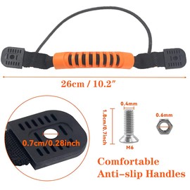 MOPHOEXII Kayak Carry Handles, Canoe Boat Side Mount Carry Handles with Screws for Ocean Kayak Emotion Kayaks Luggage Outdoor Sport Canoe Boat Kayak