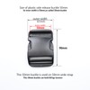 Ahijklmn Plastic Side Release Buckle Clips 50mm Heavy Duty Plastic