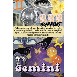 Gemini aesthetic angel number maximalist journal notebook: For your deepest thoughts and desires to get them down on paper and take action behind them.
