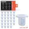 A-Premium 30PCS Nylon Headliner Nut Clip Fastener Compatible with Mitsubishi