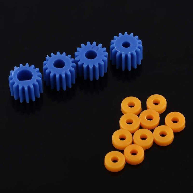 26pcs Plastic Spindle Gears Sleeve Kit 2MM/2.3MM/3MM/3.17MM/4MM for DIY Cars