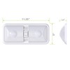 Leisure LED 2 Pack RV LED Ceiling Double Dome Light