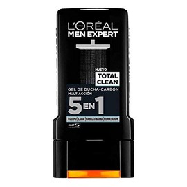 Men Expert Gel Ducha Total Clean Carbón 300 ml