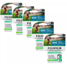 Fuji 5 Rolls Fuji CH-135-36 Superia X-tra ISO 400 35mm Color Print Film