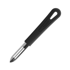 Westmark Peeler with Fixed Blade Gentle, one Size, Black/Silver