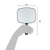 Mirror Hand Held Mirror Extra Large For Barber Lady Makeup