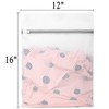Muchfun 3Pcs Durable Diamond Mesh Laundry Bags for Delicates 12