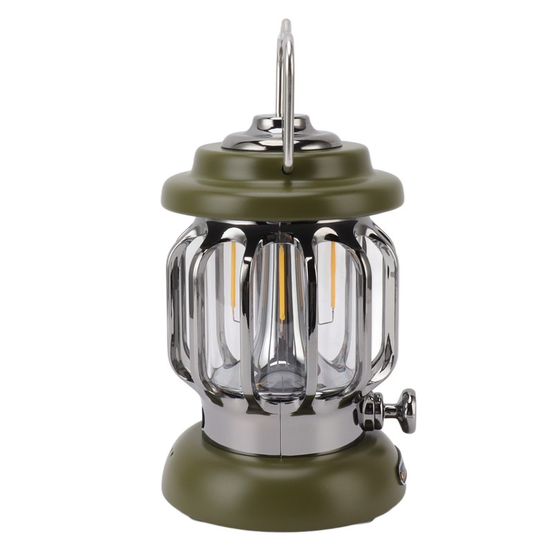Retro Camping Light Rechargeable Warm Light Vintage Lamp Hanging Tent