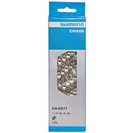 Shimano CN-HG71 Chain - 6, 7, 8-Speed, 116 Links, Silver/Gray