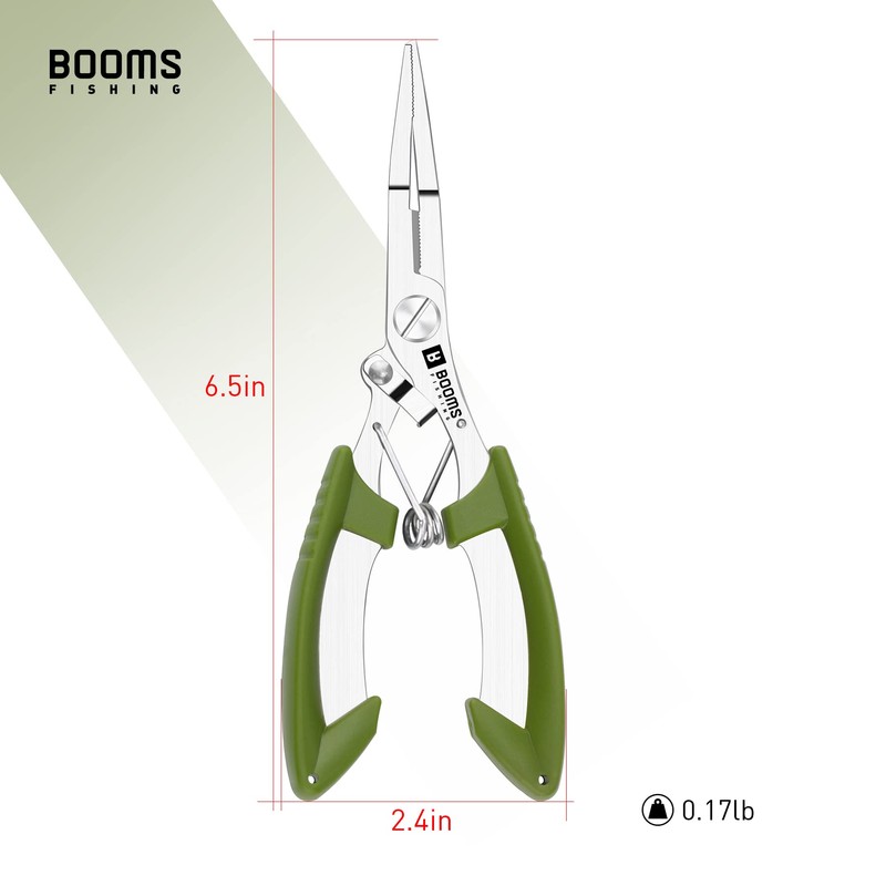 Booms Fishing H01 Fishing Pliers Stainless Steel Scissors Multi-Functional Tool