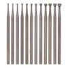 12 Pcs Round Cup Burr Set, 3/32Inch Shank Wire Rounder