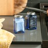 RSVP International Jumbo Retro Glass Salt & Pepper Shaker, Screw