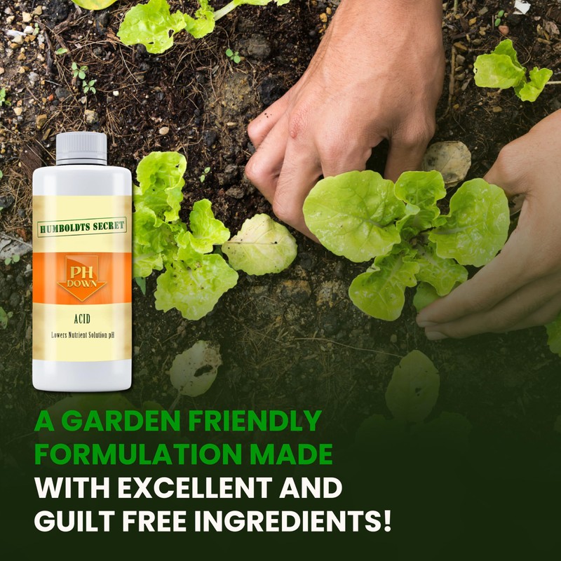 Humboldts Secret pH Down for Plants | Liquid pH Adjuster