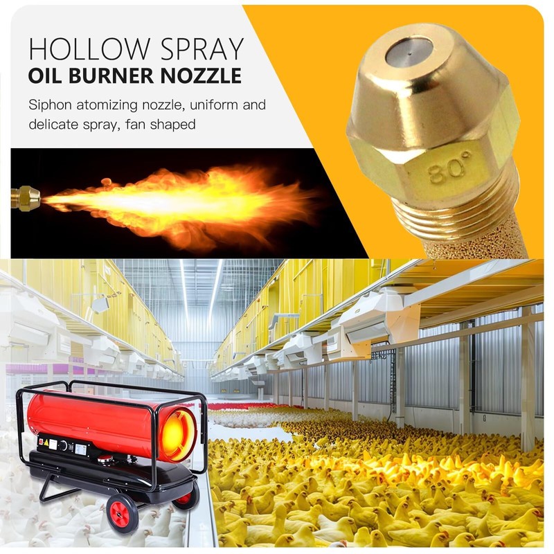 ATIODYUUK 75 80* B Solid Oil Burner Nozzle for Delavan