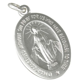 925 Silver Pendant Holy Mary