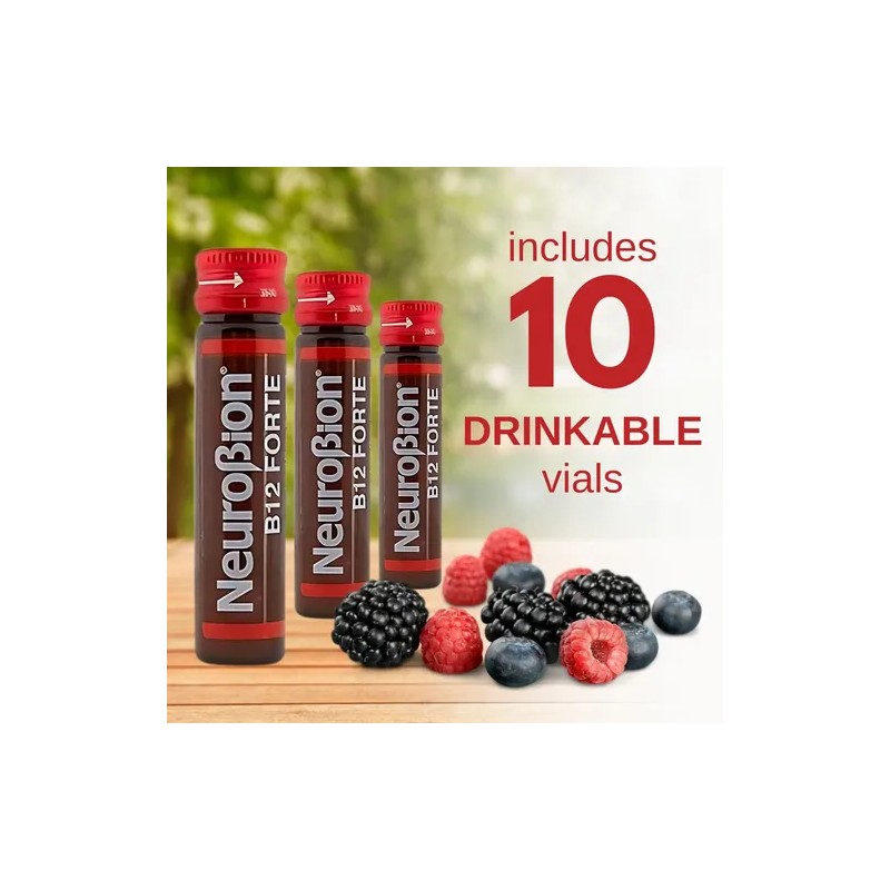 Neurobion B12 Forte Líquido 10 Viales X 10 Ml Suplemento