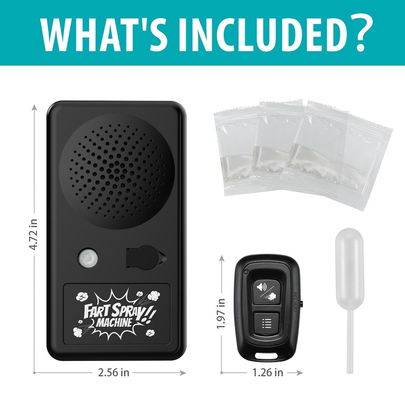 Joywhiz Fart Machine with Remote, Remote Controll Fart Spray Machine