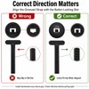 200Pcs Universal Cable Tie Buckle Fixion Tools Zipper Clips for