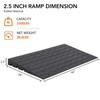Rubber Threshold Ramp, 2.5" Ramp for Wheelchair, Scooter, 3 Channels