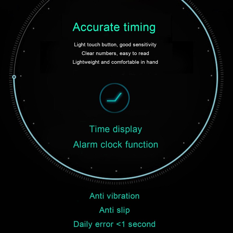 Referee Digital Stop Watch Timer Waterproof Multi Functions 140mAh Sports