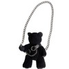 VALICLUD Shoulder Bag with Chain Strap Stuffed Animal Purse Teddy