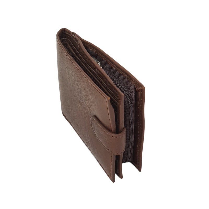 RAS WALLETS Mens RFID Blocking Soft Genuine Leather Bifold Wallet
