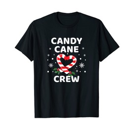 Candy Cane Crew Christmas Sweets Family Matching Costume T-Shirt