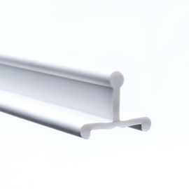 COTTONWOOD HARDWARE Sliding Screen Door Replacement Track 72/inch White - Vinyl Bottom Track, Screen Door Rail, Sliding Door Tracks, Screen Door Track, Made in the USA