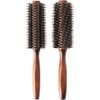 Professional Round Hair Brush Set, Boar Bristle with Nylon Pin,
