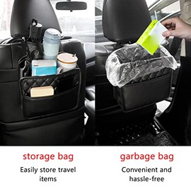 Organizador de Asiento de automóvil, Bolsa para Colgar en el Respaldo del Asiento del automóvil Portadocumentos para automóvil Bolsa para Botellas... 