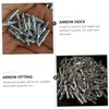 SUPVOX 40pcs Arrow Tail Aluminum Replacement for Archery Inner Arrow