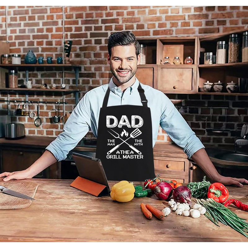 Kaidouma Grill Aprons for Men Dad - Mens Funny Chef