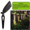 Noobibaba Landscape Lighting Stakes, Replacement Ground Stakes Plastic, 1/2 NPT