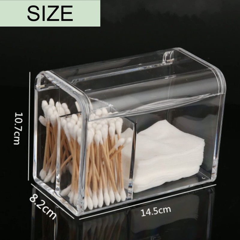 Asdays Cotton Swab Case, Cotton Case, Cosmetics, Cotton Holder, Beauty,